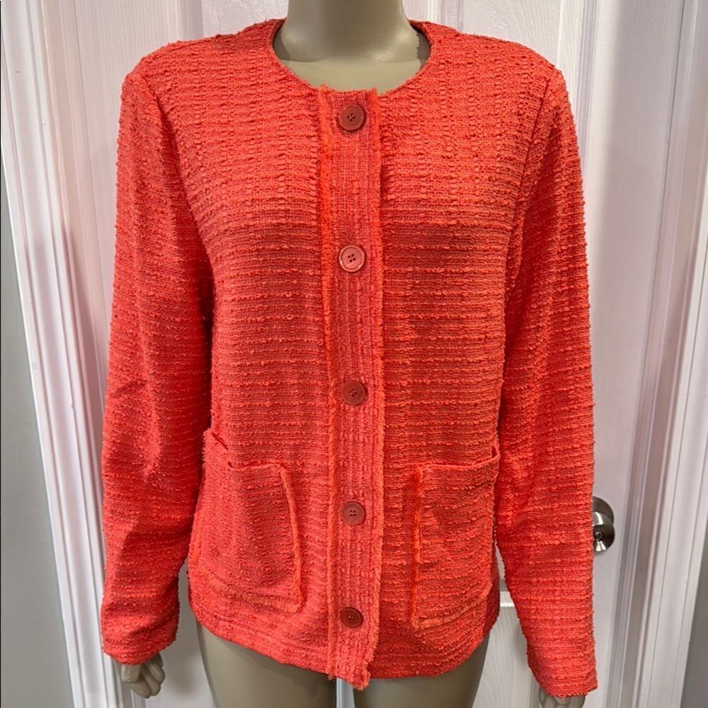 Rabe Boucle Buttoned Jacket. - Picture 4 of 12